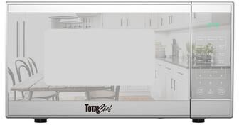 Total Chef Countertop Microwave Oven, 1100W,Stainless Steel