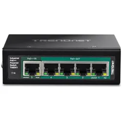 Trendnet 5-Port IndustrialGigabit (5 Ports), Netzwerk Switch, Schwarz