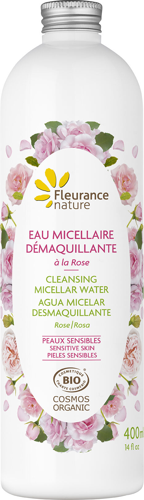 Fleurance Nature Micellar Cleansing Water Bio with rose 400 ml