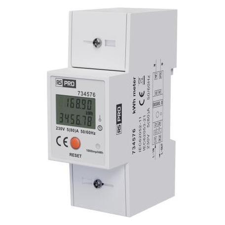 RS PRO Leistungsmessgerät LCD 92 mm x 92 mm (734576)