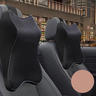 Auto Nackenkissen 3D Memory Foam Kopfstütze verstellbar Auto Kopfstütze Kissen Reise Nackenkissen Stützhalter Sitzkissen