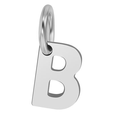 Buchstabenanhänger ADELIA´S "Anhänger – Buchstabe N Buchstabenanhänger aus 925 Silber", silber, Schmuckanhänger, Damen, Silber 925 (Sterlingsilber), Ideal zum Verschenken – schlicht und stilvoll