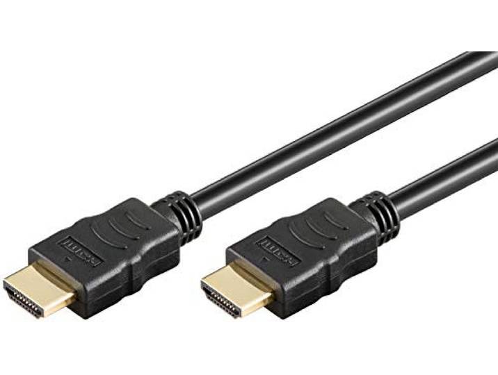 goobay 2 m HDMI kabel mit Ethernet, 4K (2160p), vergoldete Kontakte