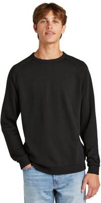District DT1304 Perfect Tri Fleece Crewneck Sweatshirt in Black size XS   Polyester Blend