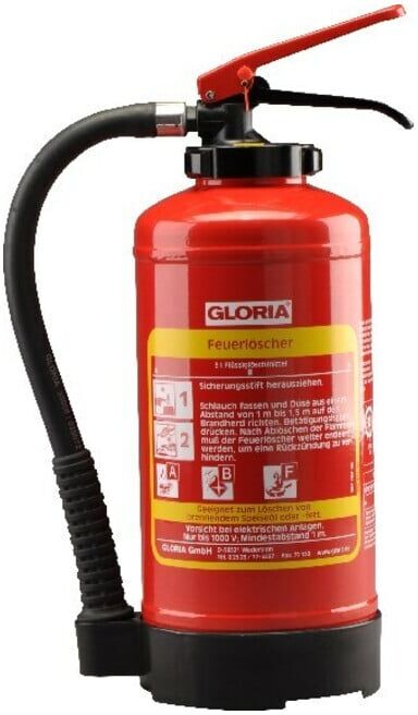 GLORIA Extincteur à graisse rechargeable 3 litres FA 3 EASY sans fluor (8141010000)