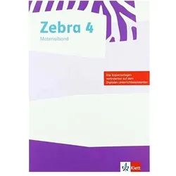 Zebra 4. Materialband zum Verbrauchsmaterial und zur Ausleihvariante Klasse 4, Schulbücher von Ernst Klett Verlag