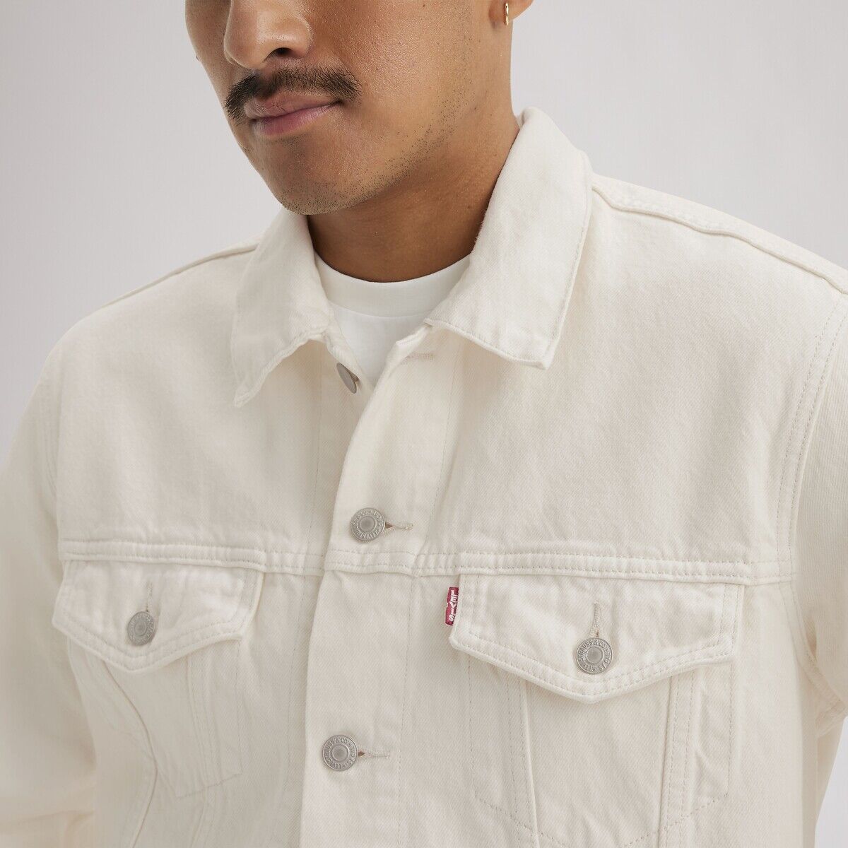 LEVI'S Veste Trucker légère coton et lin
