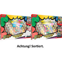 Pokémon-TCG: Mega-Entwicklung - Erhabene Helden - Premium-Poster-Kollektion, Sammelkarten Mega-Guardevoir-ex oder Mega-Lucario-ex