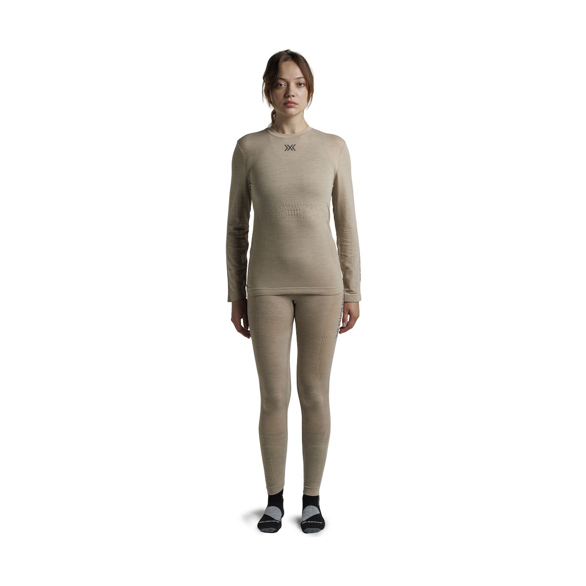 X-Bionic X-bionic Mightywool Shirt LS Women sand (M100) S VT-W106W25W-M100-S