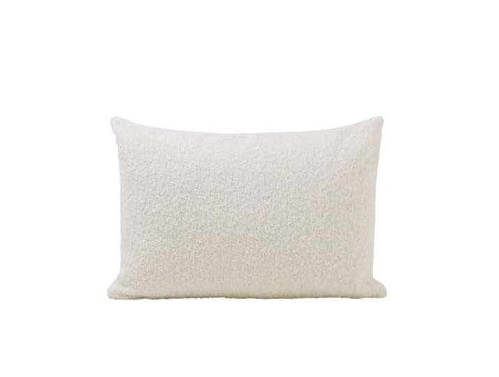 Madura - Housse de Coussin Leonard Décoration pour Maison Salon Chambre Canapé - Idée Cadeau Bouclette à l'aspect laineux Ivoire 40x60 cm