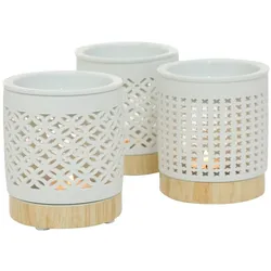 Duftstövchen Wymo weiß Porzellan  H.11 cm 3er Set