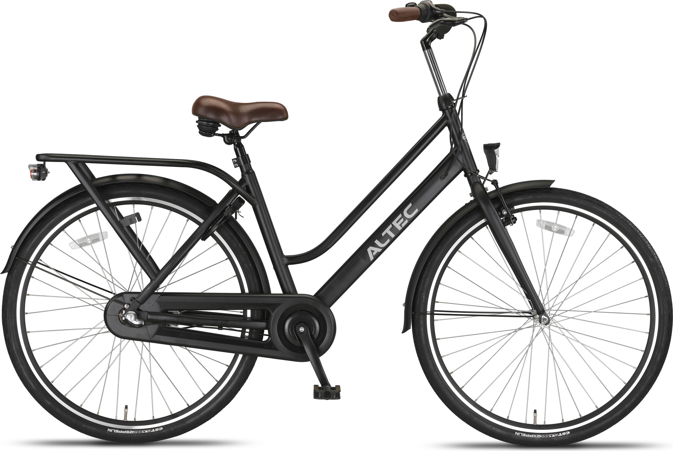 Altec Manta 28 Zoll Damenfahrrad 49 cm Matt Schwarz 3 Gang
