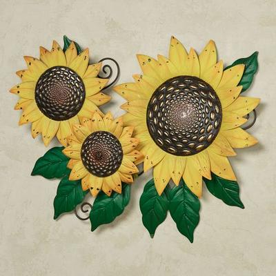 Regal Art & Gift - Drop Ship Sunflower Garden Wall Art Sculpture Multi Earth , Multi Earth