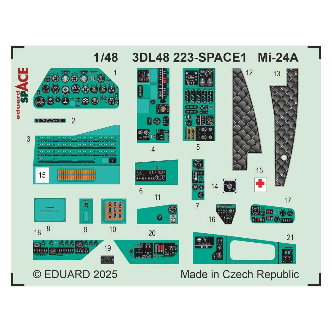 Eduard Mi-24A SPACE TRUMPETER (3DL48223)