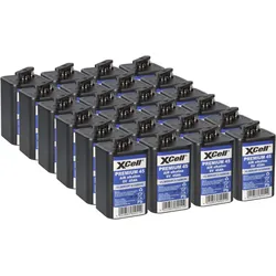 24x XCell Premium 45 4R25 Zink-Luft-Batterie 6V 45Ah – passend für Baustellen- & Warnleuchten im Langzeitbetrieb