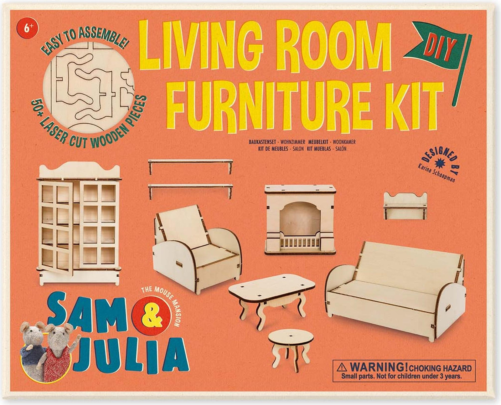 Invento Sam & Julia Muizenhuis-kamer Doe-het-zelf meubelbouwset voor de woonkamer