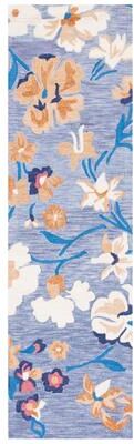 SAFAVIEH Handmade Jardin Brandy Floral Wool Rug