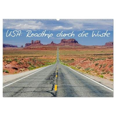 USA: Roadtrip durch die Wüste (Wandkalender 2026 DIN A2 quer), CALVENDO Monatskalender