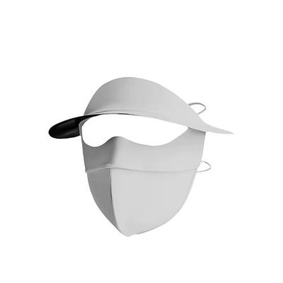 Sommer Sonnenschutz Eis-Seide Atemaktive Maske Anti-UV Einfache Schwarze Kleberand Augenschutz