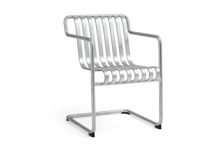 HAY Palissade Cantilever Dining Armlehnstuhl Hot galvanised steel