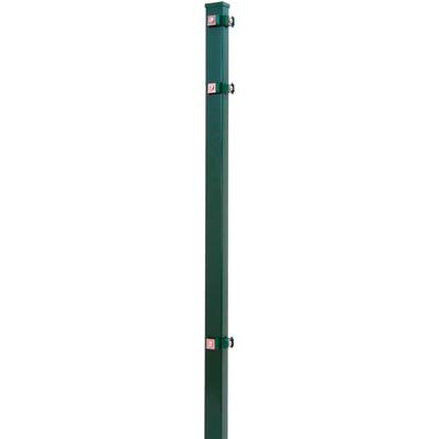 Eckpfosten PEDDY SHIELD, grün, B:4cm H:150cm T:4cm, Zaunpfosten, 150 cm Höhe, für Ein- und Doppelstabmatten