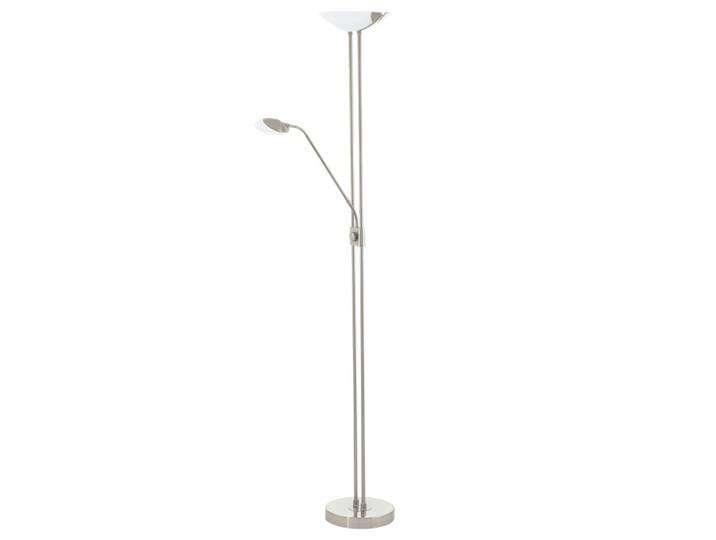 Baya LED Lampadaire Blanc\, Satiné\, Nickel mat
