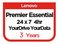 Lenovo Essential Service + YourDrive YourData + Premier Support - Serviceerweiterung - Arbeitszeit und Ersatzteile (für Server) (5PS7A67541)