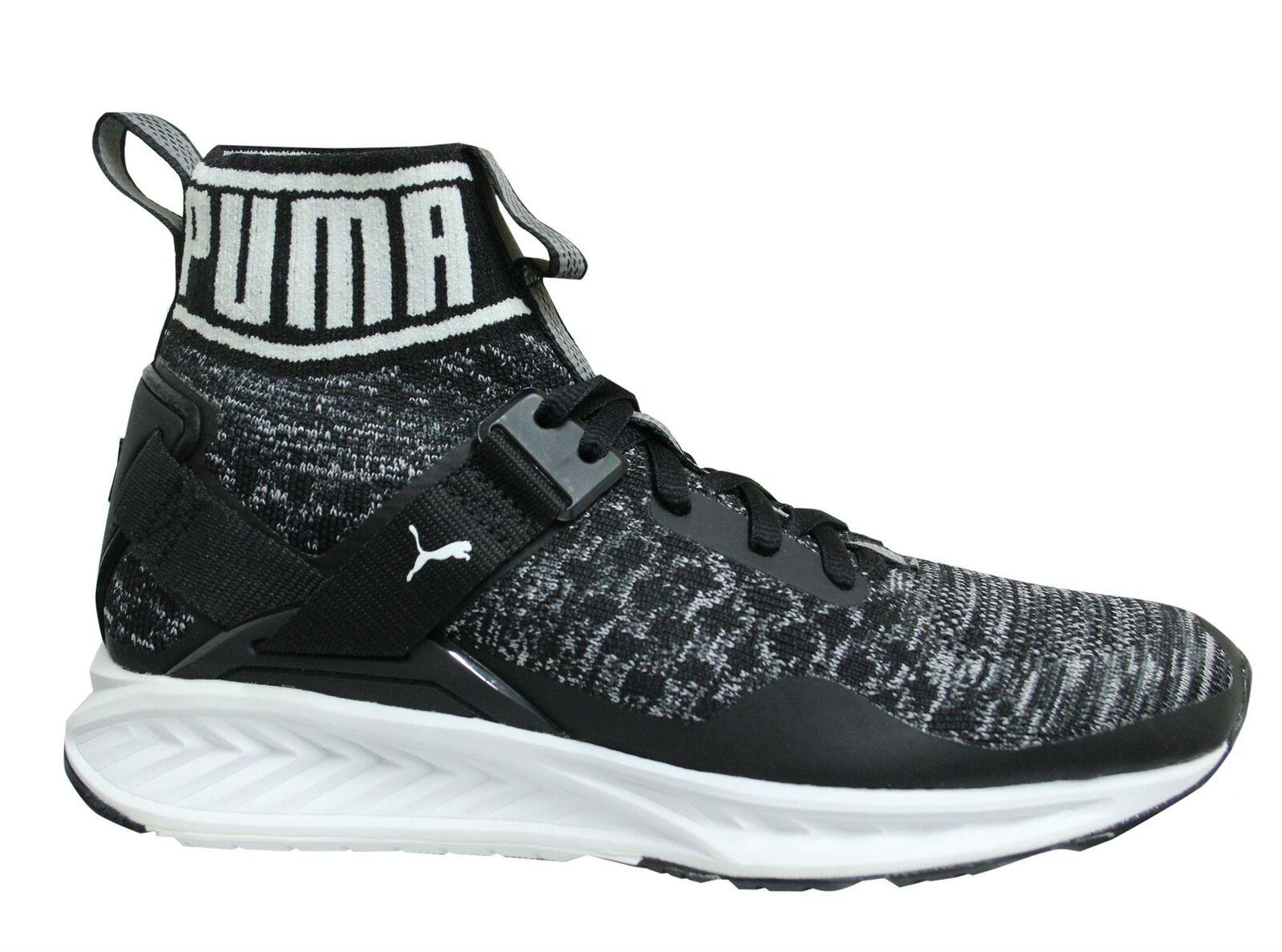 Puma Ignite EvoKnit zwarte damestrainers