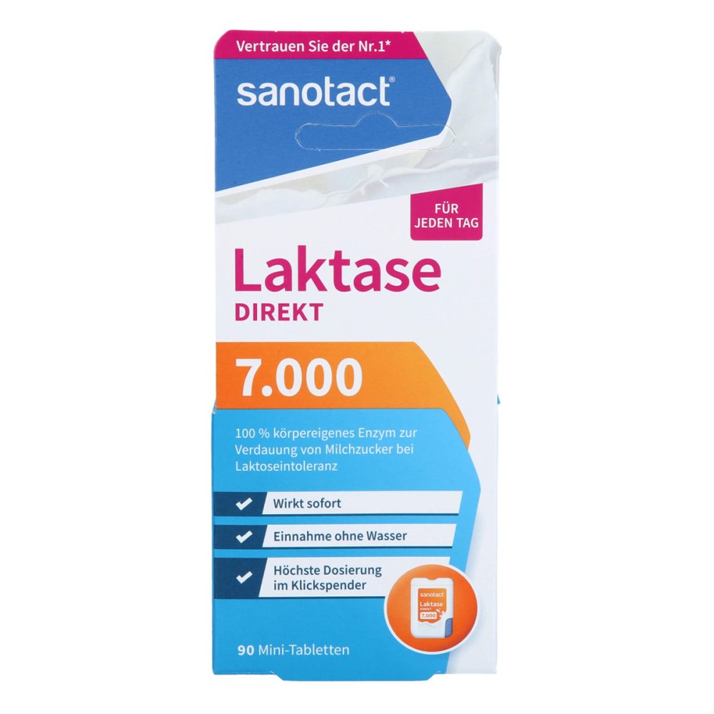 sanotact GmbH Laktase 7.000 Fcc Mini-tabletten Sanotact 17380231