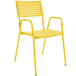 Stapelstuhl mit Armlehnen Lamello Schaffner AG, Designer Schaffner, 54x87x60 cm