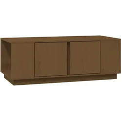 vidaXL Couchtisch Honigbraun 110x50x40 cm Massivholz Kiefer