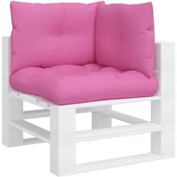Sitzkissen, Palettenkissen 3 Stk. Rosa Oxford-Stoff (60 x 61.50 cm)
