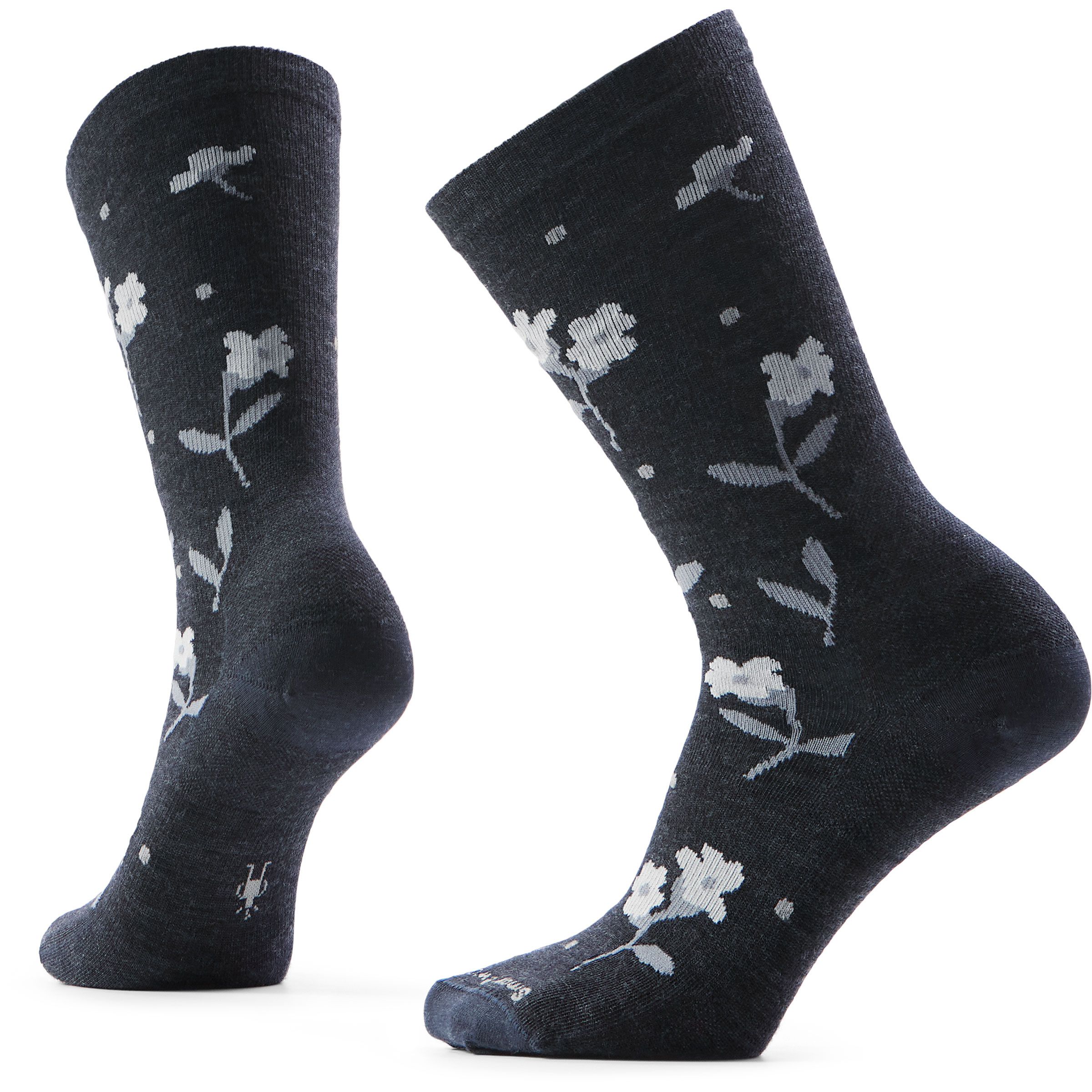 Smartwool Everyday Garden Gala Crew Damen Freizeitsocken schwarz Größe 34 Lifestyle Widerstandsfähig Merinowolle