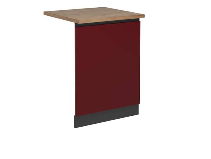 Vicco Geschirrspülblende R-Line, Rot, 60 cm