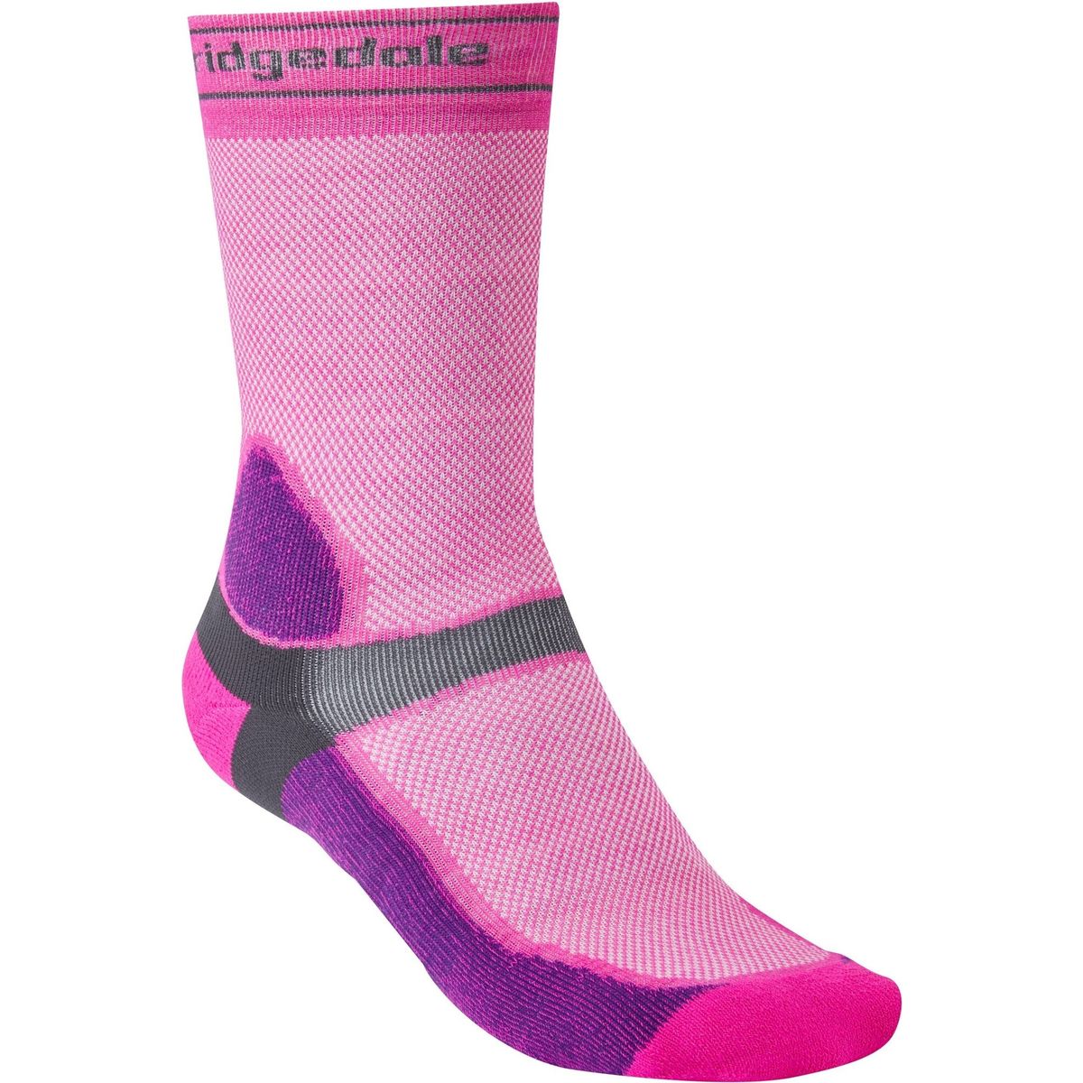 Bridgedale Mtb/Gravel Lightweight Coolmax Sport Boot pink/purple (64) L 710357-64-L