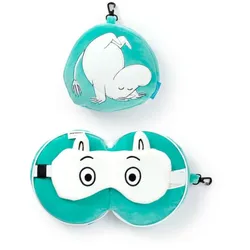 Relaxeazzz Moomin Mumin Plüsch Reisekissen & Schlafmaske