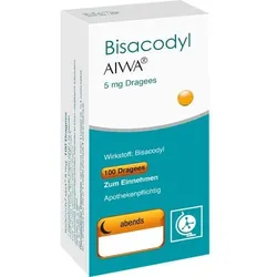 BISACODYL AIWA 5 mg Dragees 100 St