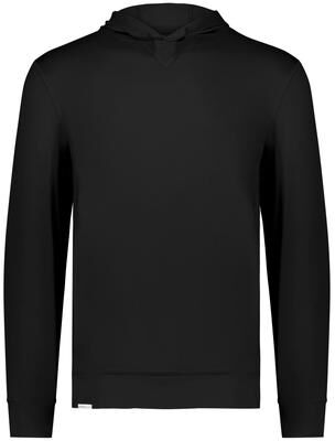 Holloway 222698 Youth Ventura Soft Knit Hoodie in Black size Medium   Polyester/Spandex Blend