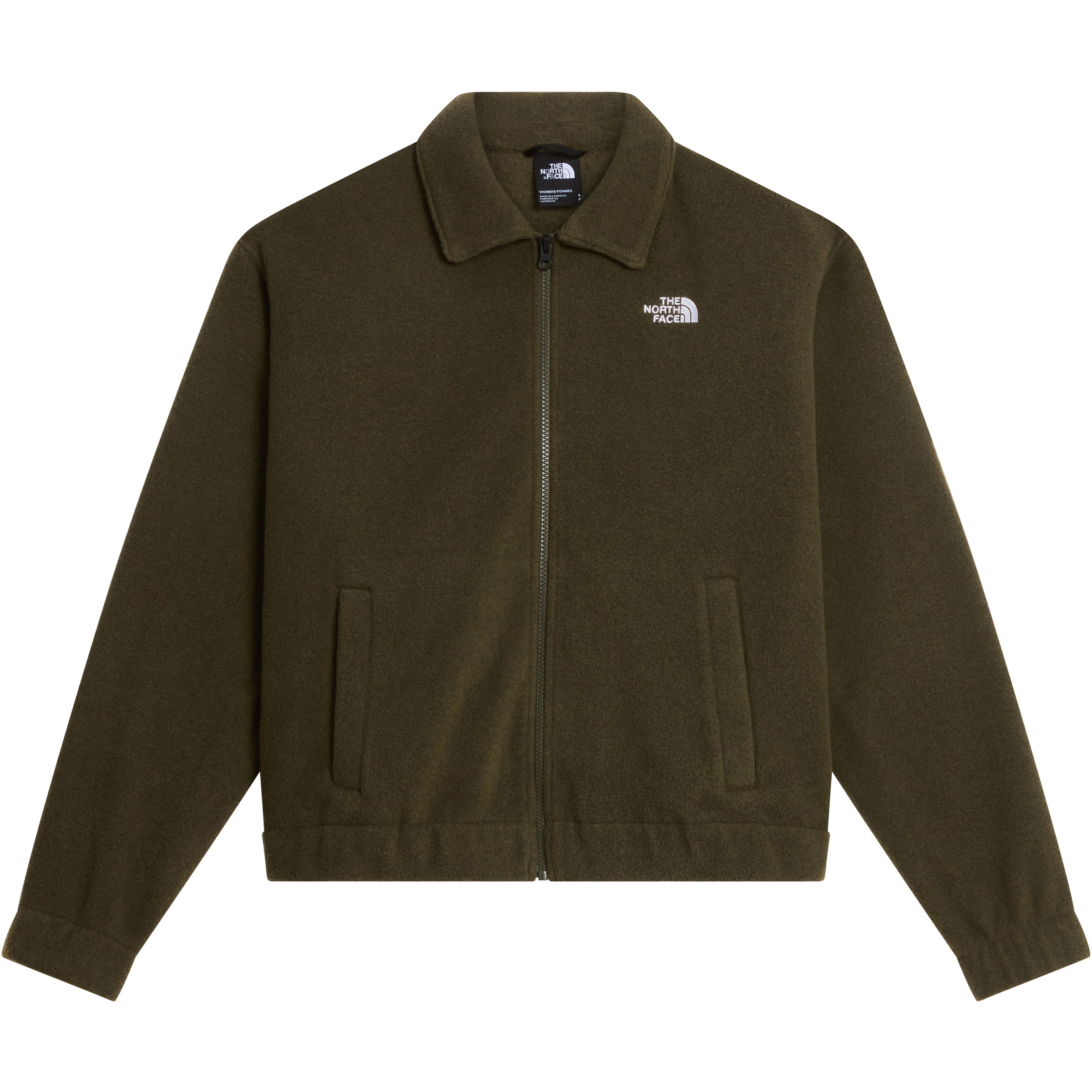The North Face Fleece Collared Damen Fleecejacke oliv Größe XS Lifestyle Schnell trocknend
