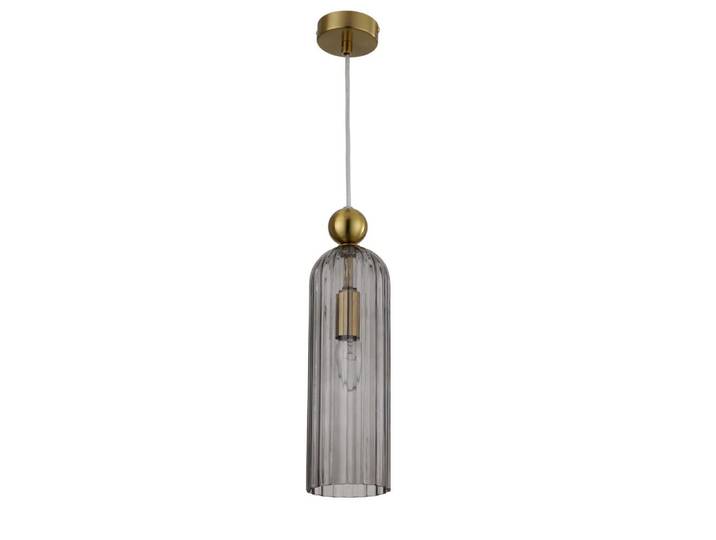 Pendelleuchte Piega E14, Rauchglas, elegant & modern