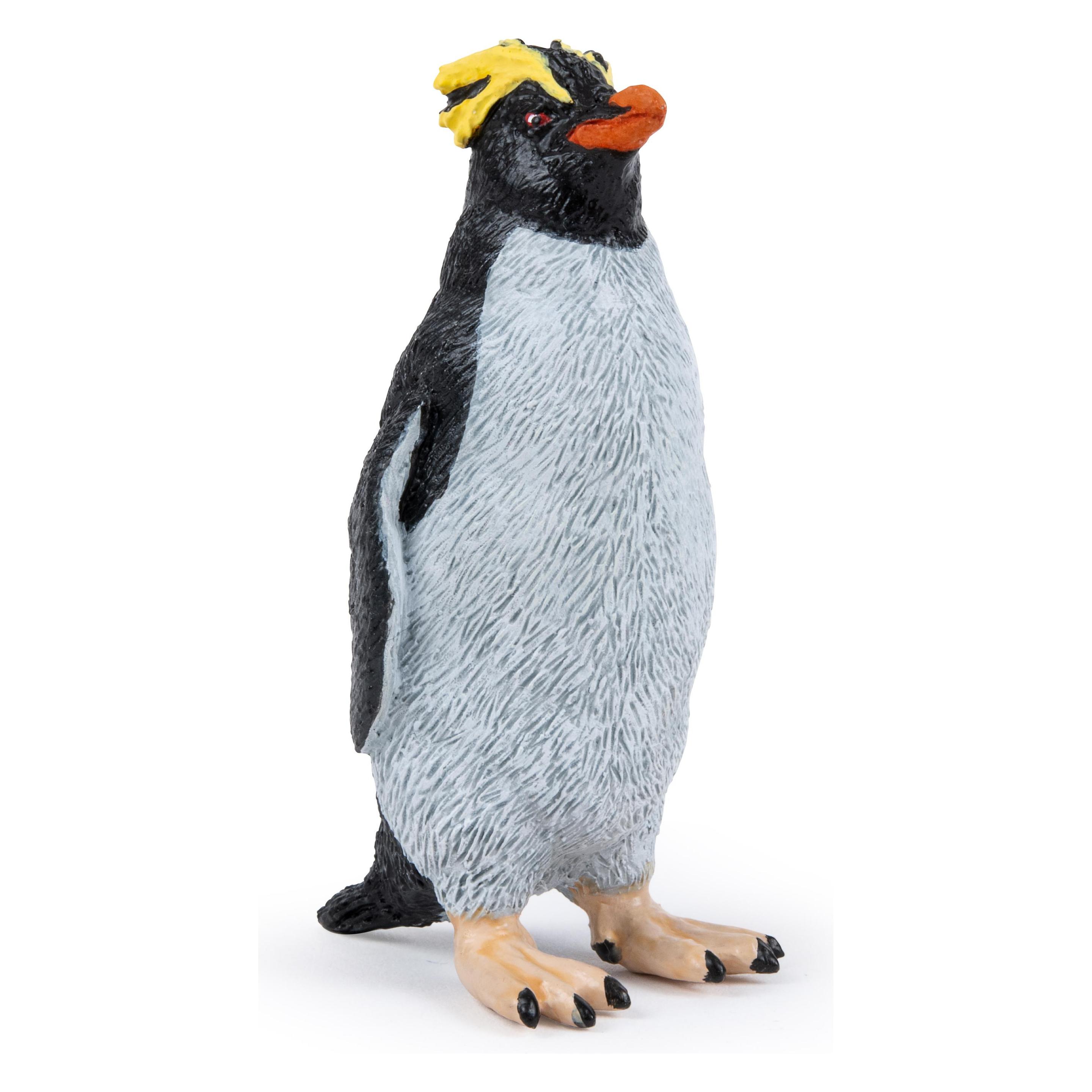 Magni Papo Spielfigur Goldschopfpinguin schwarz/weiss/gelb 7cm (56064)