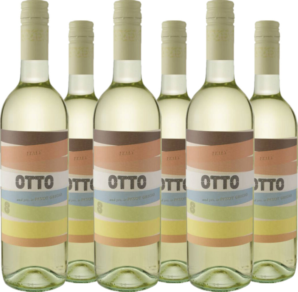 6er Vorteilspaket Otto Pinot Grigio Provincia di Pavia IGT 2025 Cecilia Beretta