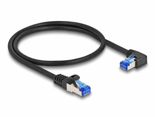 Delock 80221 RJ45 Patchkabel CAT 6a S/FTP 0.50m Schwarz 1St.