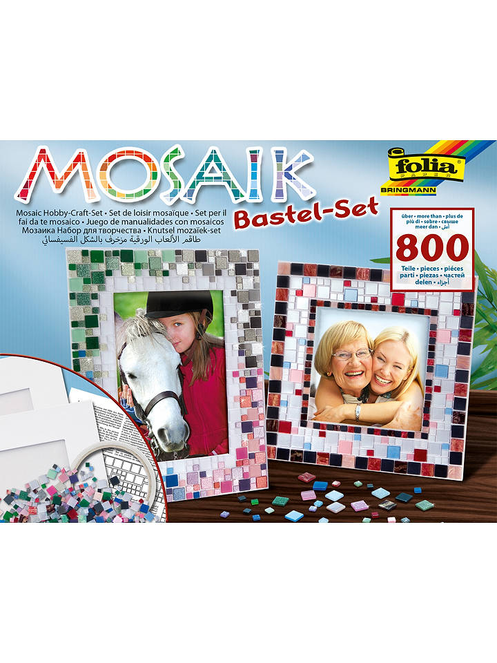 folia PAPER Bastelset "Mosaiksteine" in Bunt - onesize