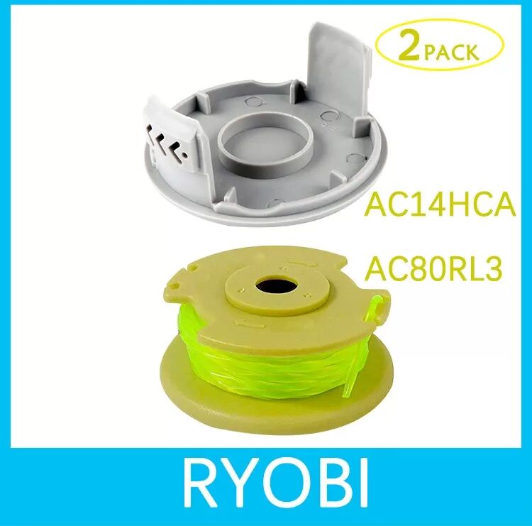 INF Bobines de rechange pour coupe-bordures RYOBI avec capuchons