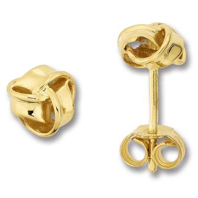 Paar Ohrstecker ONE ELEMENT "Knoten Ohrringe Ohrstecker aus 333 Gelbgold", gold, Ohrringe, Damen, Damen, Gelbgold 333 Gold, Gelbgold 333, Gold, Dezente Symbolik – stilvoller Begleiter für jeden Anlass