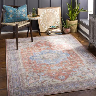 Livabliss Artistic Weavers Abhishek Distressed Traditional Machine Washable Area Rug