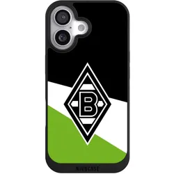 Nivocase Handyhülle für Apple iPhone 17 Hülle NIVOpure Case Schwarz Borussia Mönchengladbach Gladbach (Apple iPhone 17), Smartphone Hülle, Schwarz