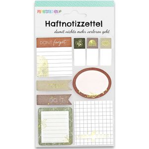 Papierdrachen Haftnotizen Bullet Journal Uni, bunt, 6 verschiedenen Größen, selbstklebend, 180 Blatt