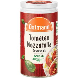 Ostmann Gewürzmischung Tomaten Mozzarella Gewürzsalz, für Tomaten und Mozzarella, vegan, im Streuer, 60 g